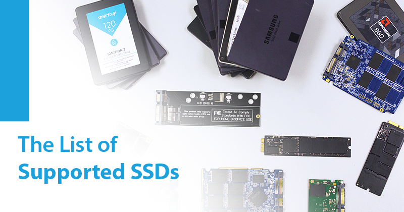 PC-3000 固态硬盘系统。支持的 SSD 列表(定期更新,版本 3.0.3)